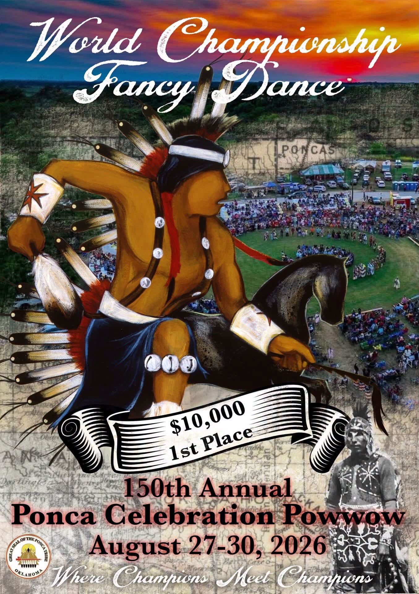 150th Annual Ponca Celebration Powwow – World Championship Fancy Dance Contest