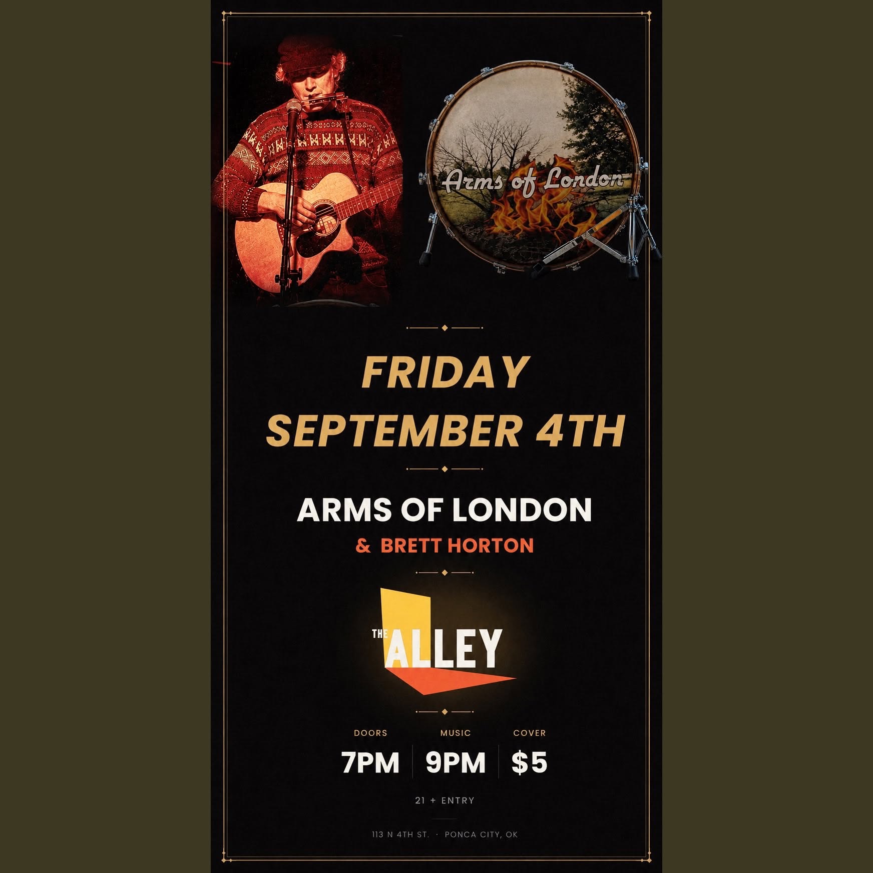 Arms of London / Brett Horton Live at The Alley