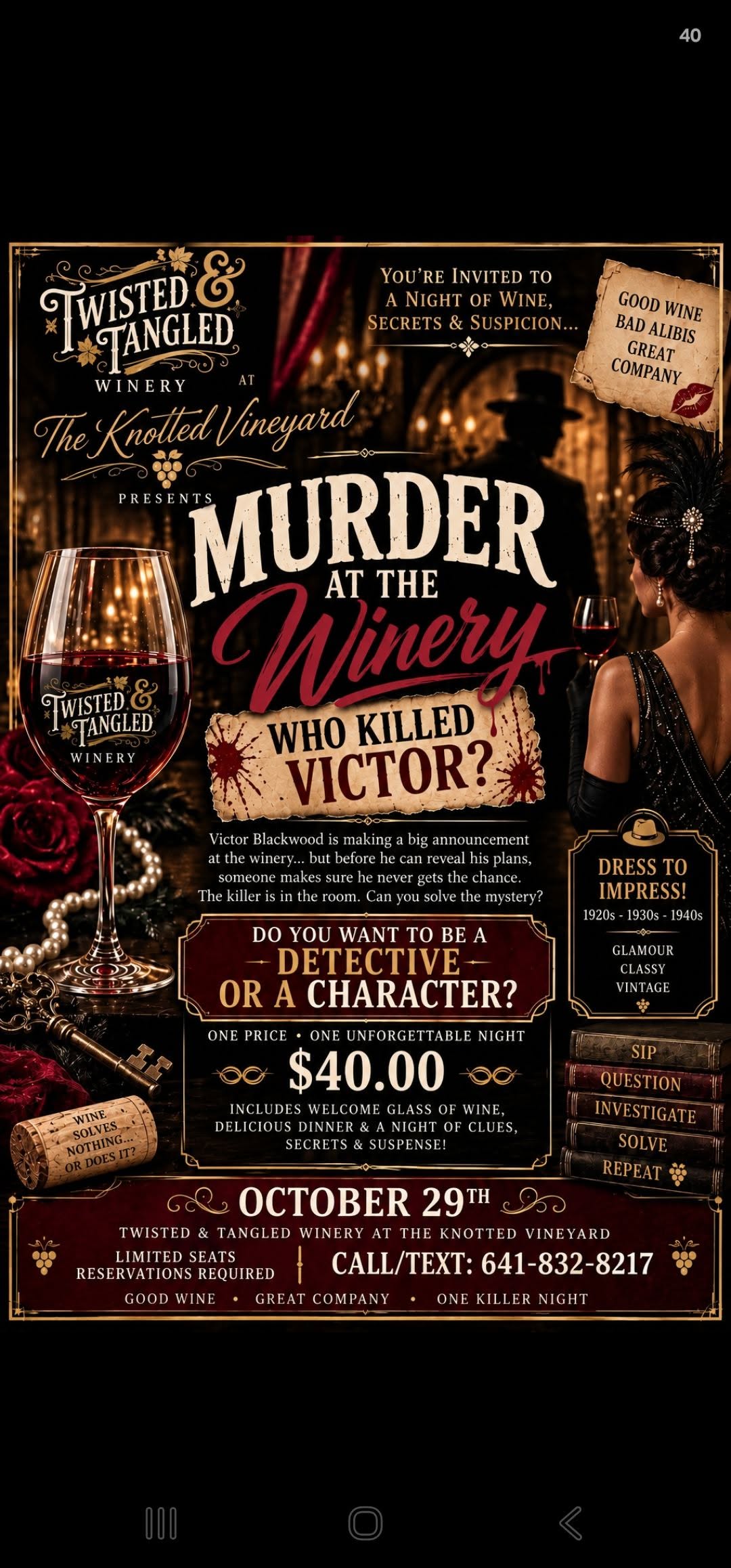 Murder at the Winery