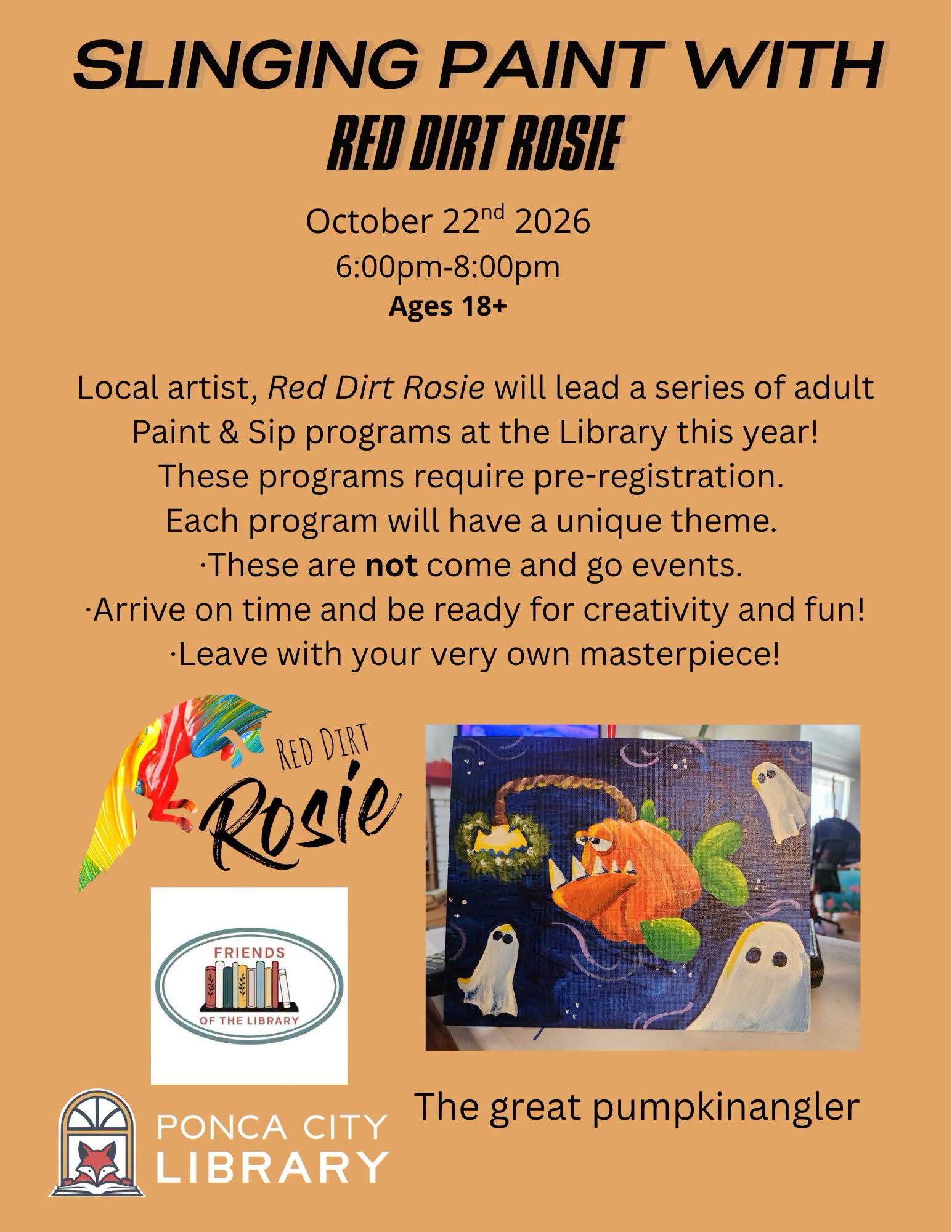 Slinging Paint with Red Dirt Rosie