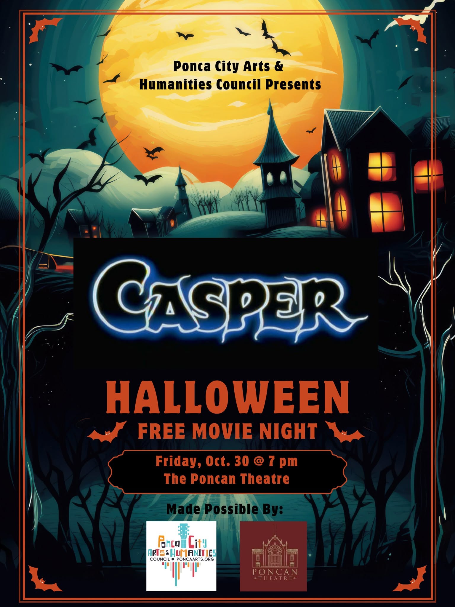 Free Showing of Casper at the Poncan Theatre